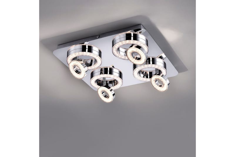 Tim Just Light Taklampa - Chrome - Belysning & el - Inomhusbelysning & lampor - Sovrumslampa - Taklampa sovrum