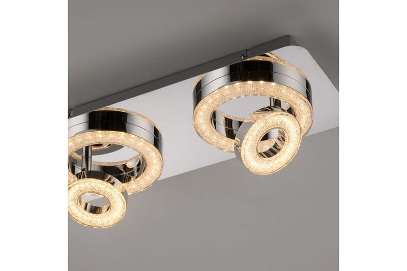 Tim Just Light Taklampa - Chrome - Belysning & el - Inomhusbelysning & lampor - Sovrumslampa - Taklampa sovrum