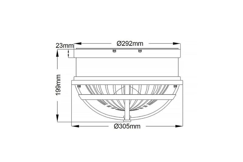 Tollis Kichler Taklampa - Brass||White - Belysning & el - Inomhusbelysning & lampor - Sovrumslampa - Taklampa sovrum