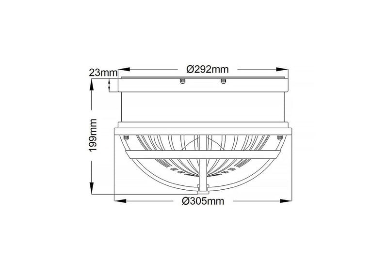 Tollis Kichler Taklampa - Silver||White - Belysning & el - Inomhusbelysning & lampor - Sovrumslampa - Taklampa sovrum