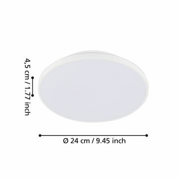 Utanpåliggande lampa Crespillo Structure - 240 mm - Belysning & el - Inomhusbelysning & lampor - Sovrumslampa - Taklampa sovrum