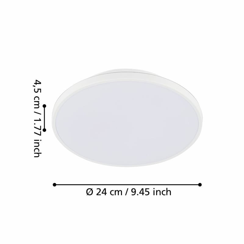 Utanpåliggande lampa Crespillo Structure - 240 mm - Belysning & el - Inomhusbelysning & lampor - Sovrumslampa - Taklampa sovrum