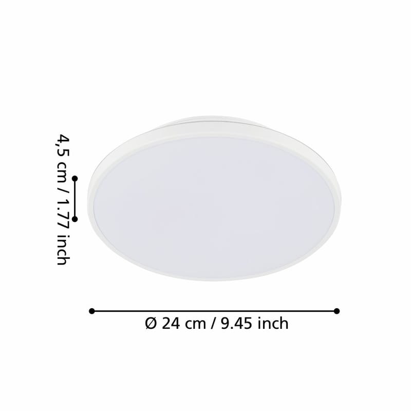 Utanpåliggande lampa Crespillo Structure - 240 mm - Belysning & el - Inomhusbelysning & lampor - Sovrumslampa - Taklampa sovrum