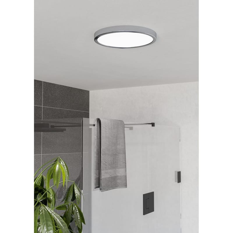 Utanpåliggande lampa Fueva Rund - Krom - Belysning & el - Inomhusbelysning & lampor - Sovrumslampa - Taklampa sovrum