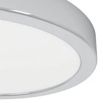Utanpåliggande lampa Fueva Rund - Krom - Belysning & el - Inomhusbelysning & lampor - Sovrumslampa - Taklampa sovrum