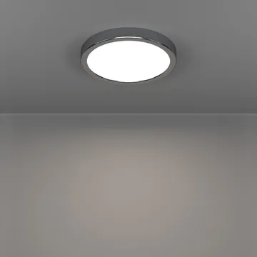 Utanpåliggande lampa Fueva Rund - Krom - Belysning & el - Inomhusbelysning & lampor - Sovrumslampa - Taklampa sovrum