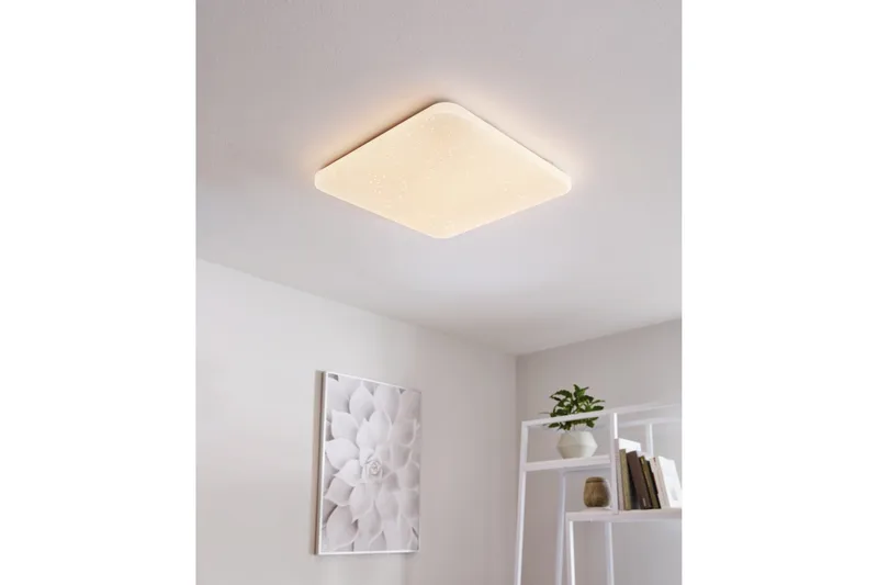 Vägg-/Taklampa Eglo Frania-S Kvadrat 530x530 mm - Vit - Belysning & el - Inomhusbelysning & lampor - Sovrumslampa - Taklampa sovrum