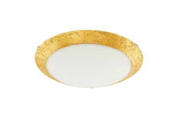 Vägg-/Taklampa Eglo Montenovo - Vit/Guld - Belysning & el - Inomhusbelysning & lampor - Sovrumslampa - Taklampa sovrum