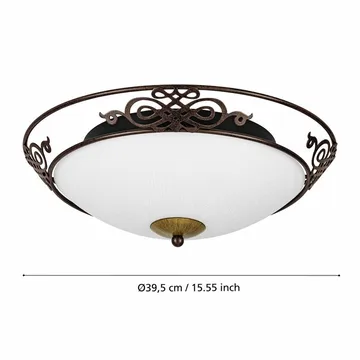 Vägg-/Taklampa Mestre - 39,5 cm - Belysning & el - Inomhusbelysning & lampor - Sovrumslampa - Taklampa sovrum