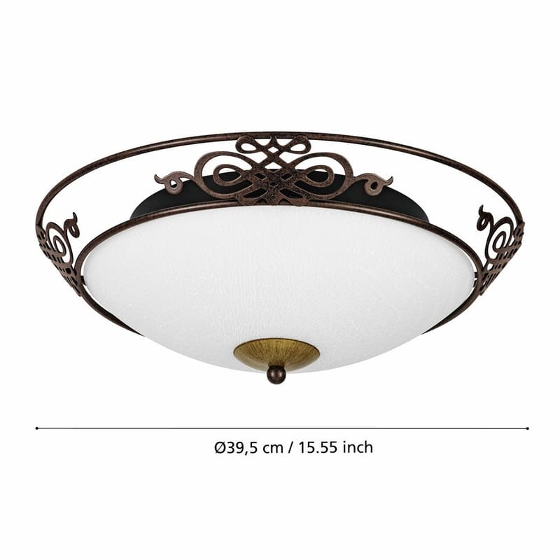 Vägg-/Taklampa Mestre - 39,5 cm - Belysning & el - Inomhusbelysning & lampor - Sovrumslampa - Taklampa sovrum