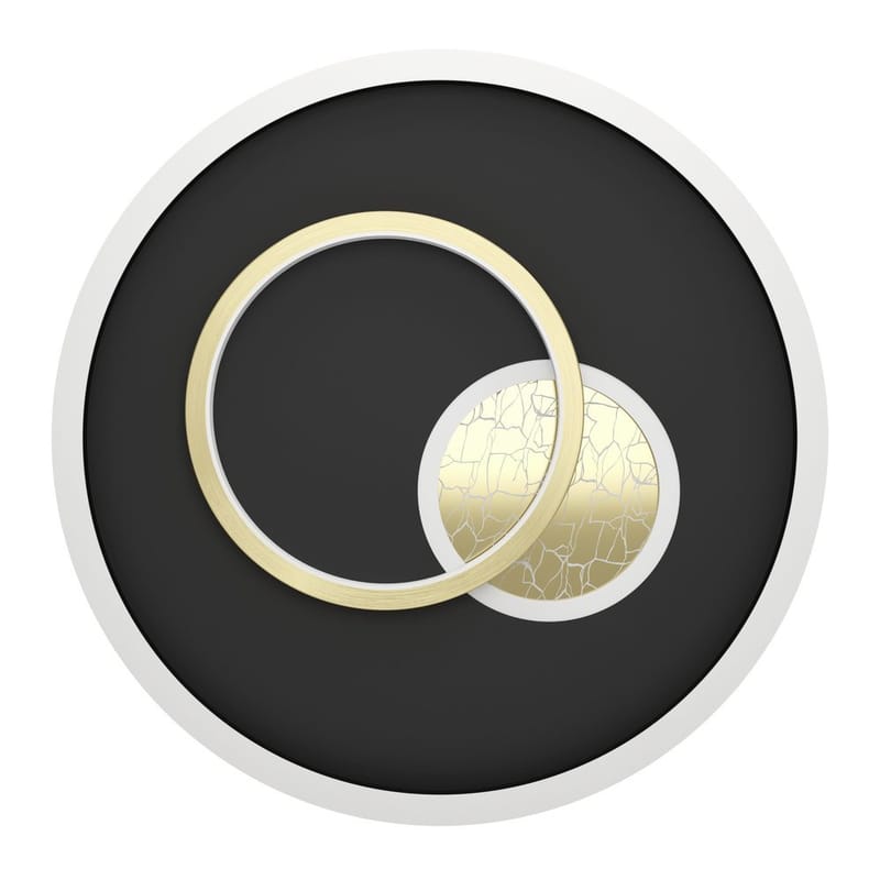 Vägg-/Taklampa Tiriolo - Svart/Guld - Belysning & el - Inomhusbelysning & lampor - Sovrumslampa - Taklampa sovrum