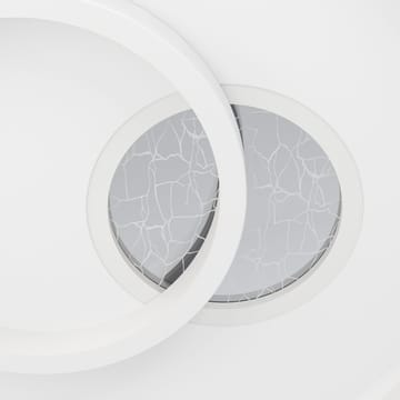 Vägg-/Taklampa Tiriolo - Vit/Silver - Belysning & el - Inomhusbelysning & lampor - Sovrumslampa - Taklampa sovrum