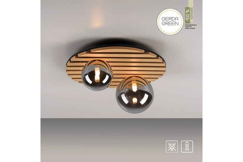 Widow Just Light Taklampa - Wood - Belysning & el - Inomhusbelysning & lampor - Sovrumslampa - Taklampa sovrum