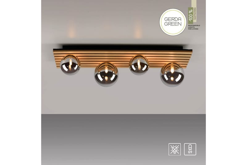 Widow Just Light Taklampa - Wood - Belysning & el - Inomhusbelysning & lampor - Sovrumslampa - Taklampa sovrum