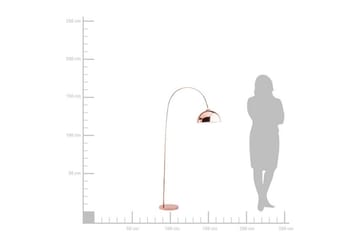 Candella Golvlampa 160 cm - Koppar - Belysning & el - Inomhusbelysning & lampor - Designlampor & speciallampa - Båglampa