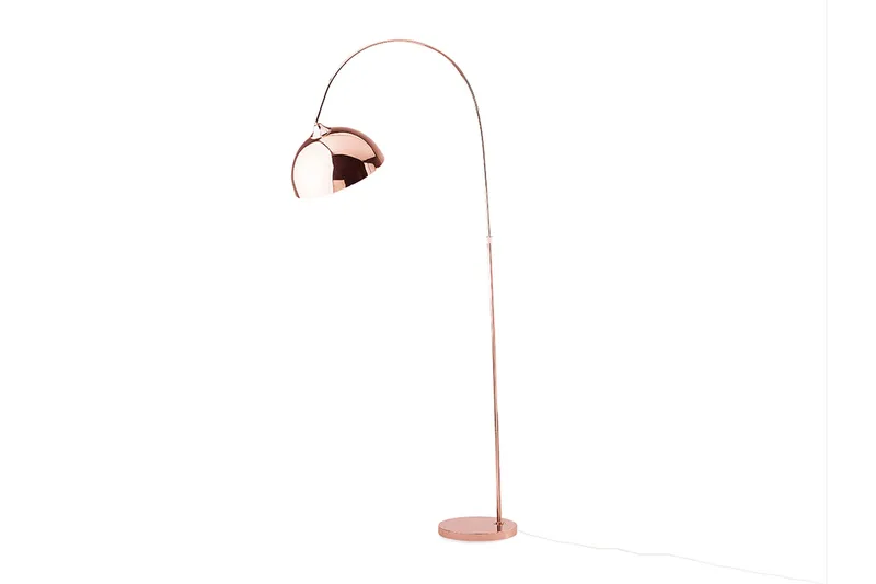 Candella Golvlampa 160 cm - Koppar - Belysning & el - Inomhusbelysning & lampor - Designlampor & speciallampa - Båglampa