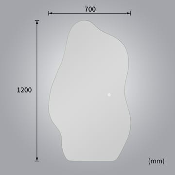 Stor spegel 120x70 cm | LED-belysning med dimmer | Bianca - Inredning - Speglar - Golvspegel