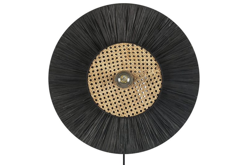 Symi Vägglampa E27, Svart