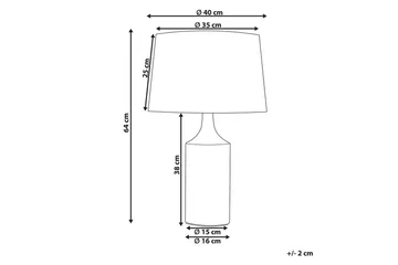 Tabarca Bordslampa 64 cm E27 - Flerfärgad - Belysning & el - Inomhusbelysning & lampor - Bordslampor