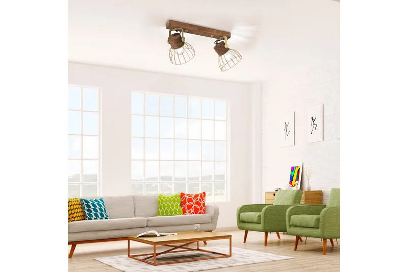 Alami Just Light Vägg/taklampa - Brass - Belysning & el - Inomhusbelysning & lampor - Taklampa & takbelysning - Pendellampor & hänglampor