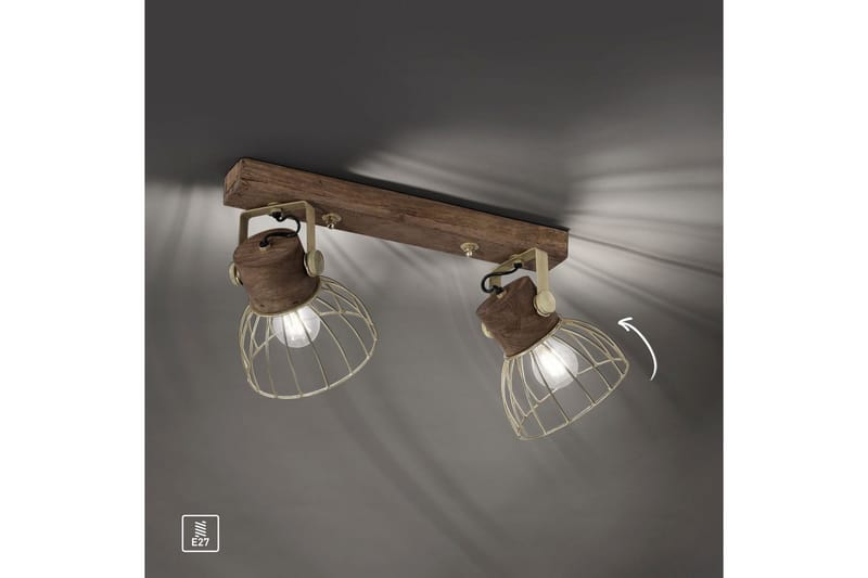 Alami Just Light Vägg/taklampa - Brass - Belysning & el - Inomhusbelysning & lampor - Taklampa & takbelysning - Pendellampor & hänglampor