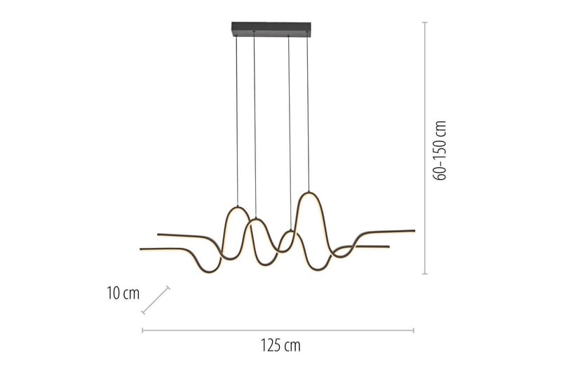Altitude Paul Neuhaus Taklampa - Black - Belysning & el - Inomhusbelysning & lampor - Taklampa & takbelysning - Pendellampor & hänglampor
