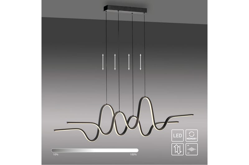 Altitude Paul Neuhaus Taklampa - Black - Belysning & el - Inomhusbelysning & lampor - Taklampa & takbelysning - Pendellampor & hänglampor