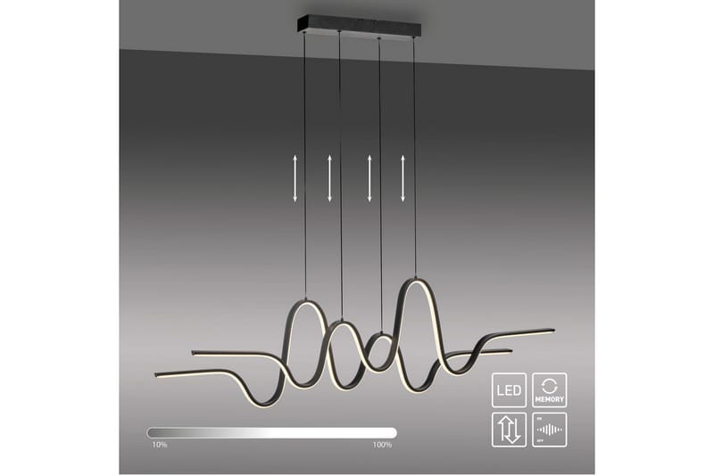 Altitude Paul Neuhaus Taklampa - Black - Belysning & el - Inomhusbelysning & lampor - Taklampa & takbelysning - Pendellampor & hänglampor