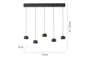 Ballini Just Light Taklampa - Black - Belysning & el - Inomhusbelysning & lampor - Taklampa & takbelysning - Pendellampor & hänglampor