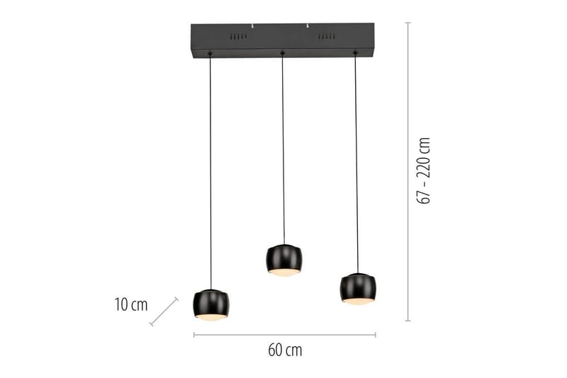 Ballini Just Light Taklampa - Black - Belysning & el - Inomhusbelysning & lampor - Taklampa & takbelysning - Pendellampor & hänglampor