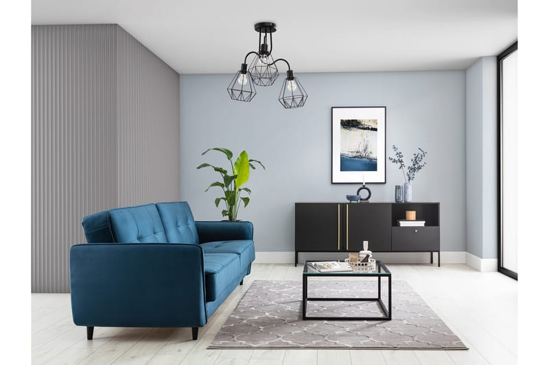 Bendinni Kristallkrona 50 cm - Svart - Belysning & el - Inomhusbelysning & lampor - Taklampa & takbelysning - Kristallkrona & takkrona