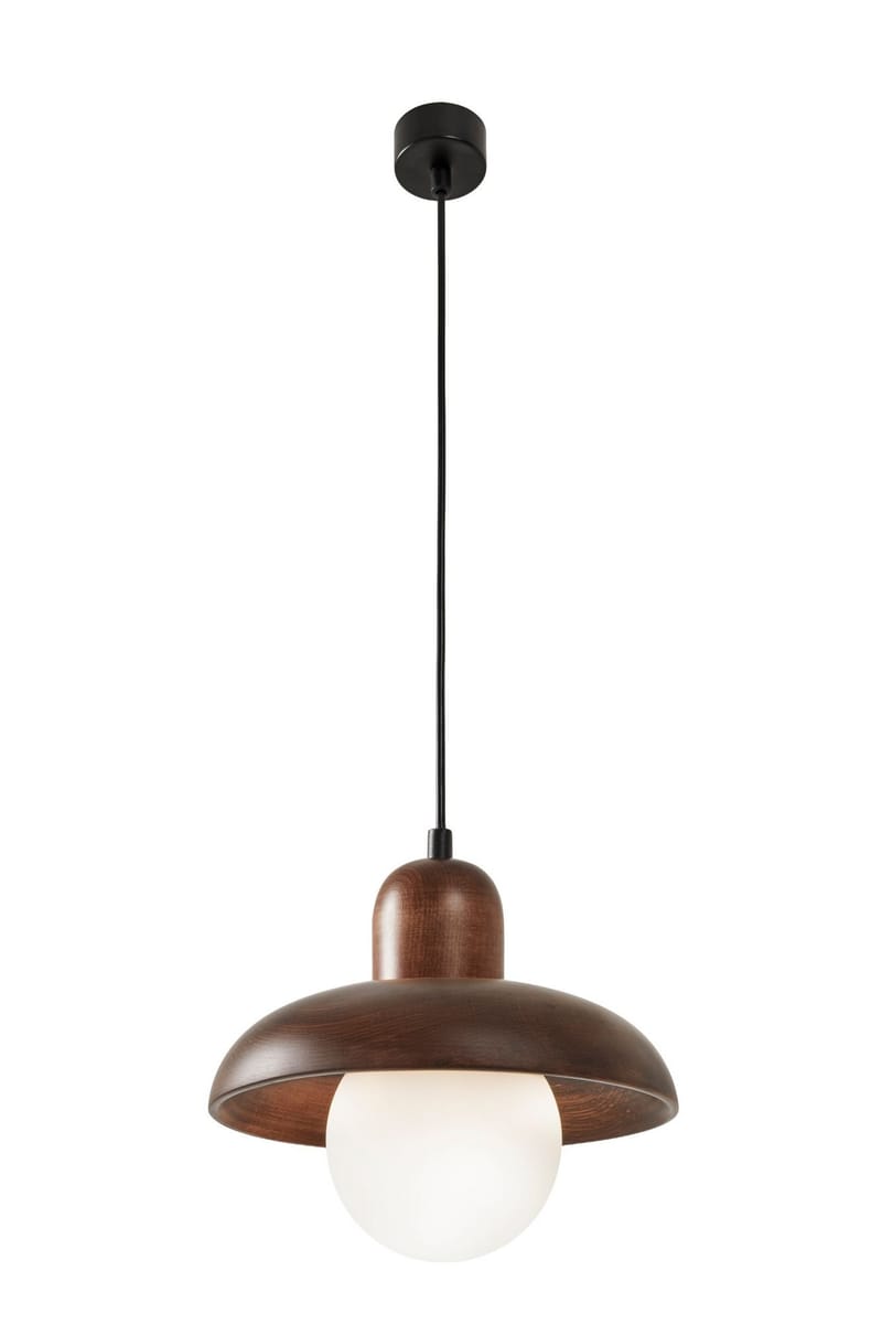 Beylin Pendellampa - Svart Valnöt Vit - Belysning & el - Inomhusbelysning & lampor - Taklampa & takbelysning - Kristallkrona & takkrona