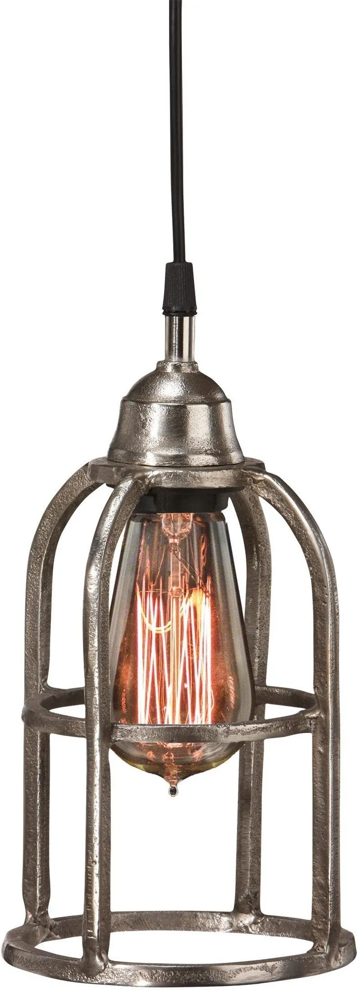 Boston fönsterlampa - Rustik silver, Silver