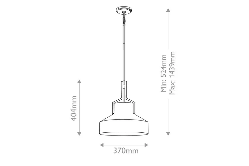 Brecken Quoizel Taklampa - Brass||White - Belysning & el - Inomhusbelysning & lampor - Taklampa & takbelysning - Pendellampor & hänglampor