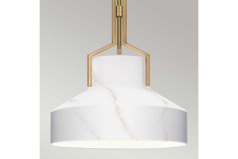 Brecken Quoizel Taklampa - Brass||White - Belysning & el - Inomhusbelysning & lampor - Taklampa & takbelysning - Pendellampor & hänglampor