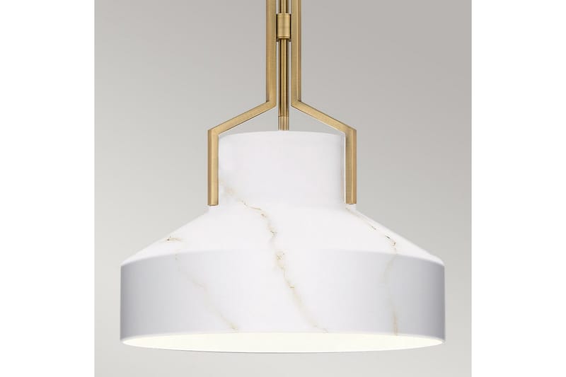 Brecken Quoizel Taklampa - Brass||White - Belysning & el - Inomhusbelysning & lampor - Taklampa & takbelysning - Pendellampor & hänglampor