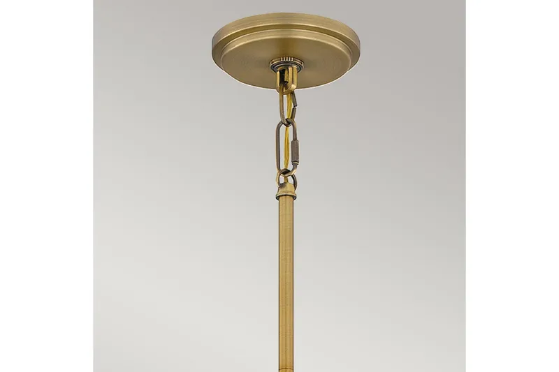 Brecken Quoizel Taklampa - Brass||White - Belysning & el - Inomhusbelysning & lampor - Taklampa & takbelysning - Pendellampor & hänglampor