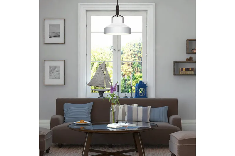 Brecken Quoizel Taklampa - Bronze||White - Belysning & el - Inomhusbelysning & lampor - Taklampa & takbelysning - Pendellampor & hänglampor