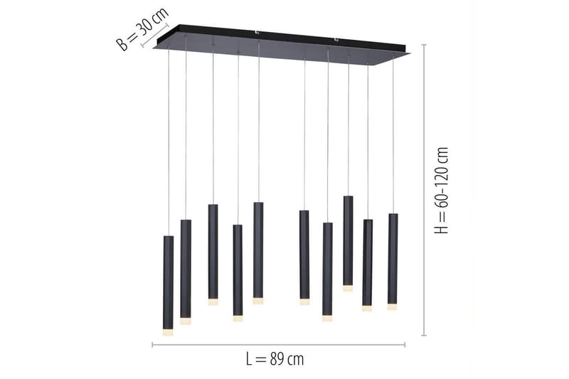 Bruno Just Light Taklampa - Black - Belysning & el - Inomhusbelysning & lampor - Taklampa & takbelysning - Pendellampor & hänglampor