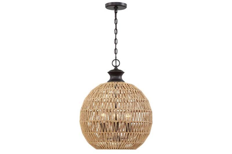 Casablanca Quoizel Taklampa - Bronze - Belysning & el - Inomhusbelysning & lampor - Taklampa & takbelysning - Pendellampor & hänglampor