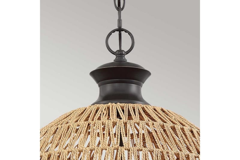 Casablanca Quoizel Taklampa - Bronze - Belysning & el - Inomhusbelysning & lampor - Taklampa & takbelysning - Pendellampor & hänglampor