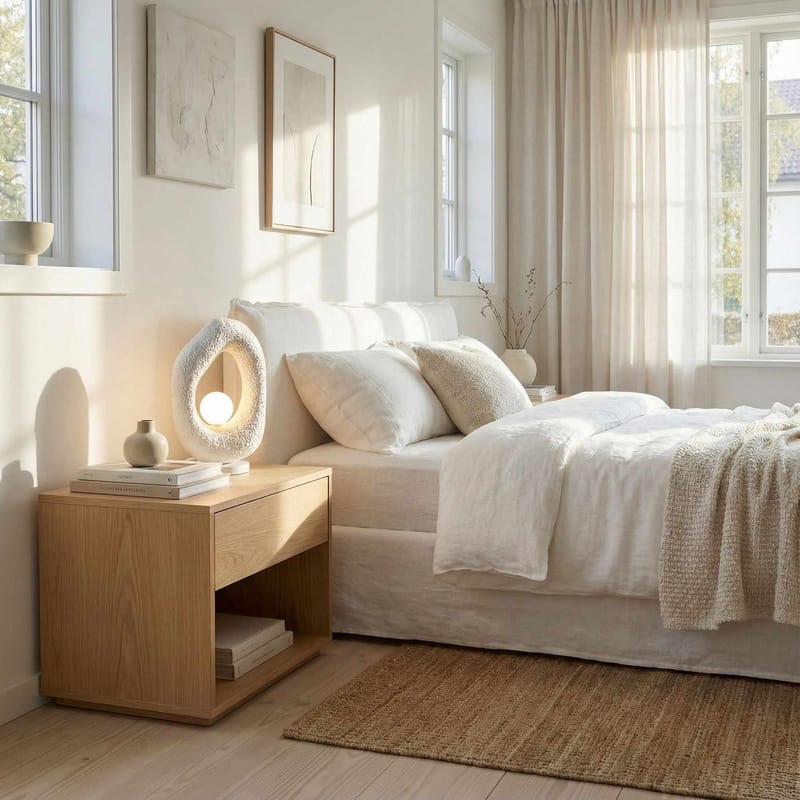 Corlinor Bordslampa - Vit - Belysning & el - Inomhusbelysning & lampor - Taklampa & takbelysning - Kristallkrona & takkrona