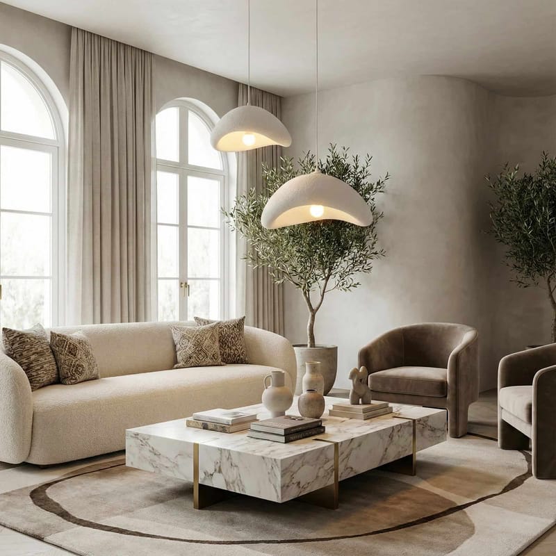 Dasina Pendellampa - Vit - Belysning & el - Inomhusbelysning & lampor - Taklampa & takbelysning - Kristallkrona & takkrona