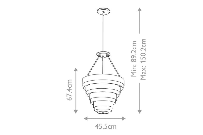 Echelon Lisa McDennon by Hinkley Taklampa - Brass - Belysning & el - Inomhusbelysning & lampor - Taklampa & takbelysning - Pendellampor & hänglampor