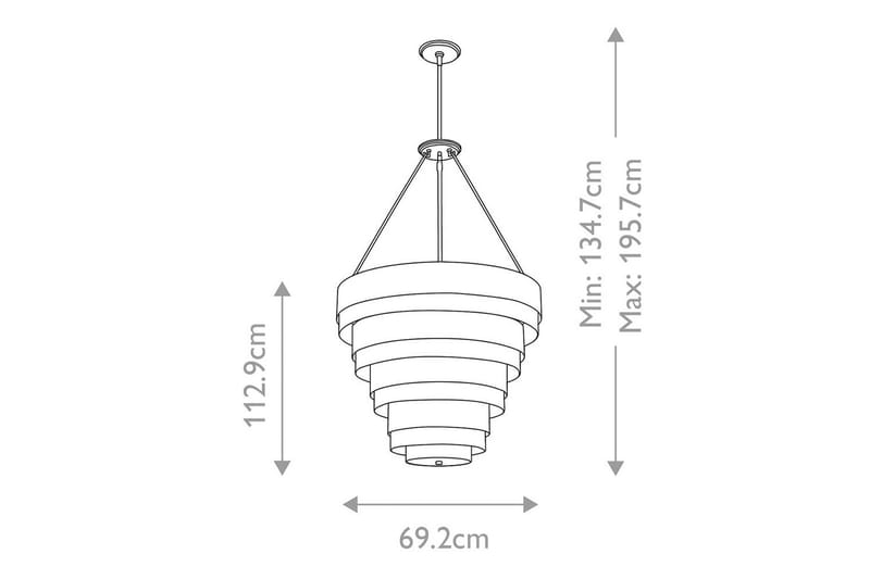 Echelon Lisa McDennon by Hinkley Taklampa - Brass - Belysning & el - Inomhusbelysning & lampor - Taklampa & takbelysning - Pendellampor & hänglampor