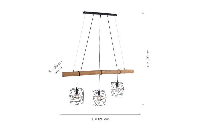 Edgar Just Light Taklampa - Black - Belysning & el - Inomhusbelysning & lampor - Taklampa & takbelysning - Pendellampor & hänglampor