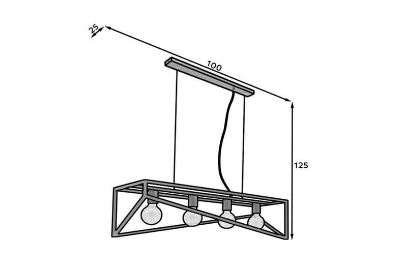 Eluvies Pendellampa Rund - Svart - Belysning & el - Inomhusbelysning & lampor - Taklampa & takbelysning - Pendellampor & hänglampor