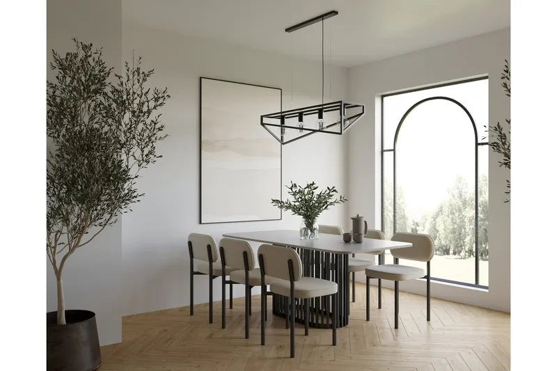 Eluvies Pendellampa Rund - Svart - Belysning & el - Inomhusbelysning & lampor - Taklampa & takbelysning - Pendellampor & hänglampor