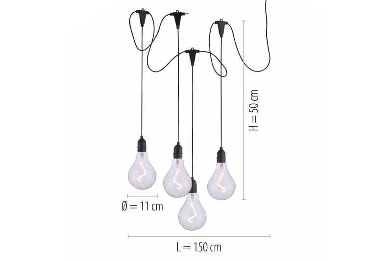 Enni Just Light Taklampa - Black - Belysning & el - Inomhusbelysning & lampor - Taklampa & takbelysning - Pendellampor & hänglampor