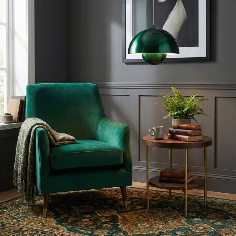 Eylul Pendellampa - Grön - Belysning & el - Inomhusbelysning & lampor - Taklampa & takbelysning - Kristallkrona & takkrona